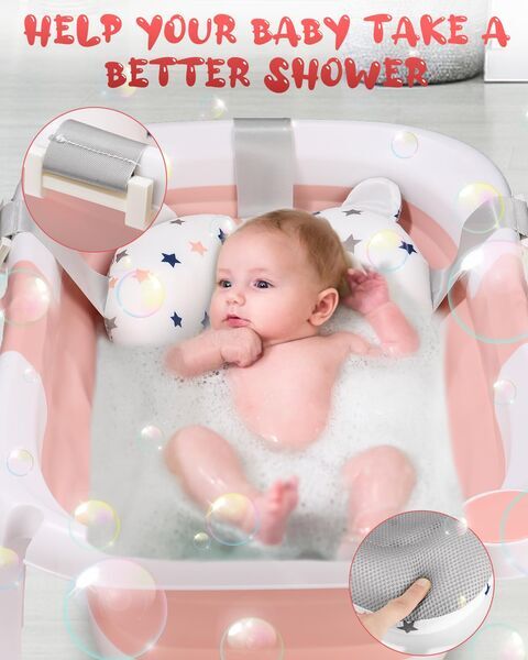 Jissta Faltbare Babybadewanne | vaaleanpunainen 3