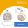 Joie Serina 2-in-1 Flowers Forever Babywippe | beige thumbnail 2/2
