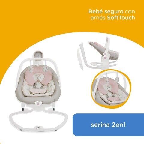 Joie Serina 2-in-1 Flowers Forever Babywippe | beige 2