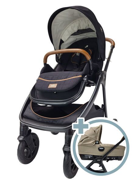 Joie Signature Finiti combination stroller | black/beige, image 1 of 5