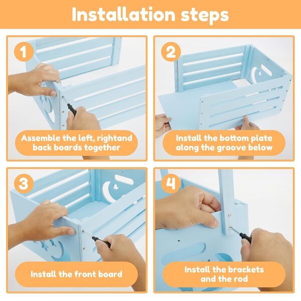 Jokapy Babykorb mit Griff | blue 3