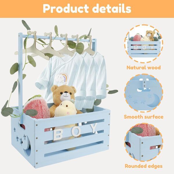 Jokapy Babykorb mit Griff | blue 5