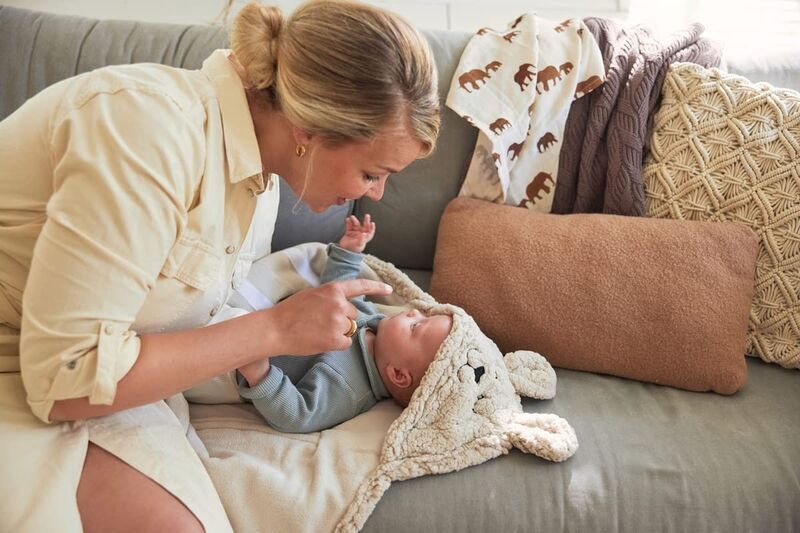 Jollein Wikkeldeken Bunny | beige 2