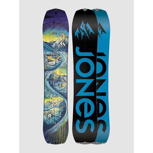 Jones Snowboards Solution Splitboard (2023) | black/blue | 137 cm 1