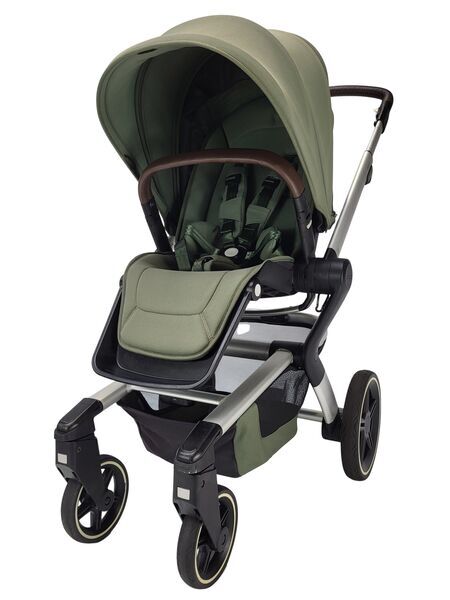 Joolz Hub+ stroller | silver/green, image 1 of 5