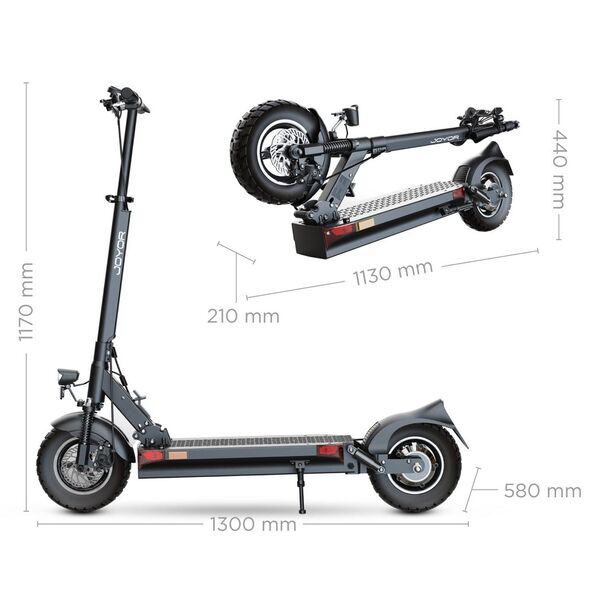 Joyor Y10 E-Scooter | schwarz | 25 km/h 1