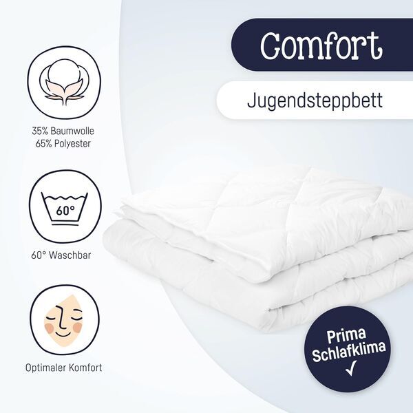 Julius Zöllner Comfort Jugendsteppbett | bílá 2