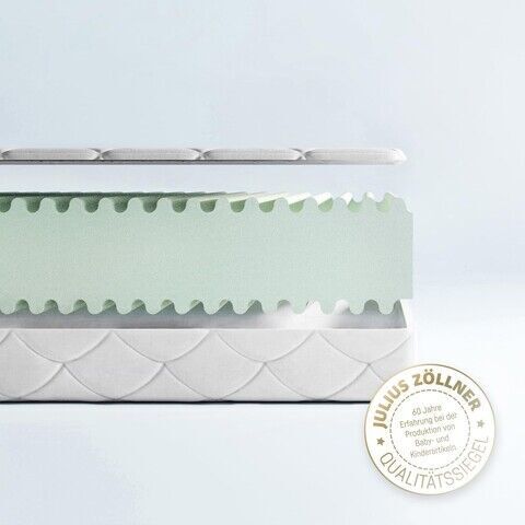 Julius Zöllner Soft Junior Jugendmatratze 90 x 200 cm | weiß 3