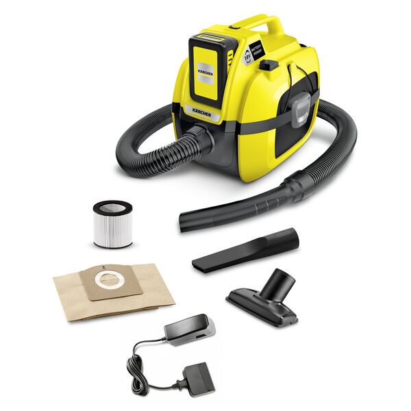 Kärcher WD 1 Compact Battery Set wet/dry vacuum cleaner | yellow/black