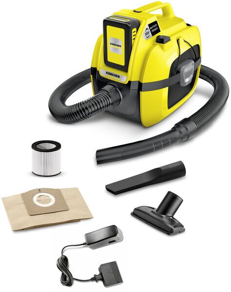 Kärcher WD 1 Compact Battery Set wet/dry vacuum cleaner | yellow/black