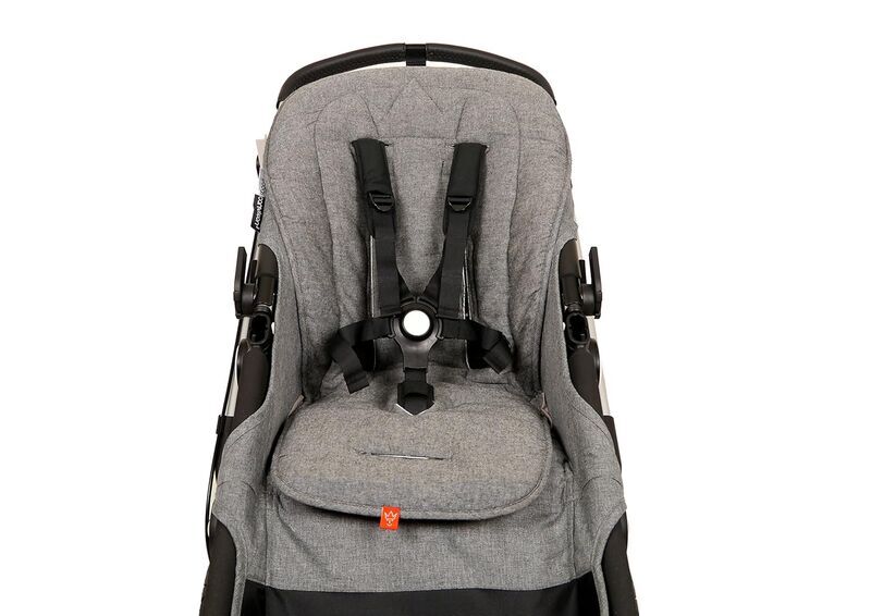 Kaiser Crown Kinderwagenauflage | grey/black 2
