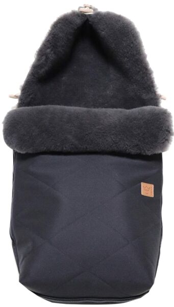 Kaiser Natura Lammfell Fußsack | musta 1