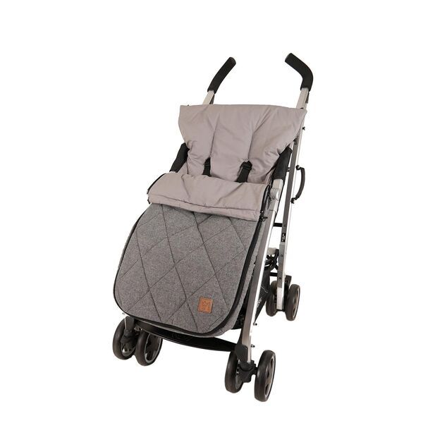 Kaiser Sommer Nikko Melange Fußsack | anthrazit 2