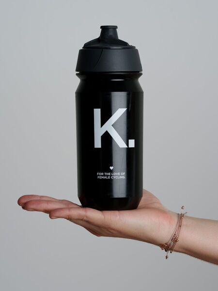 KAMA.Cycling - Bio-Trinkflasche "the K." (RECYCLED) | Schwarz