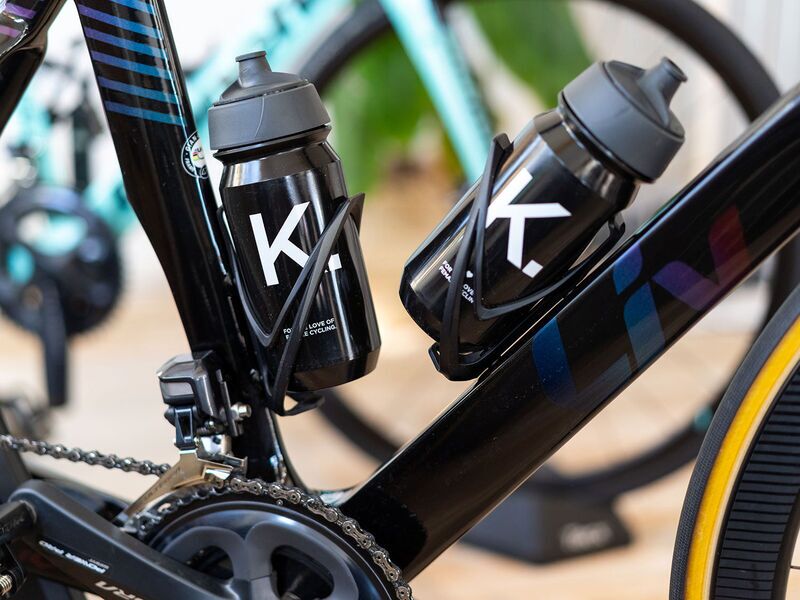 KAMA.Cycling - Bio-Trinkflasche "the K." (RECYCLED) | black, image 2 of 2