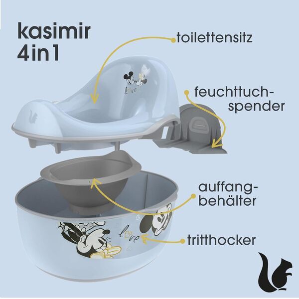 Keeeper baby potty 4-in-1 | blue | Mickey Mouse, image 2 of 3