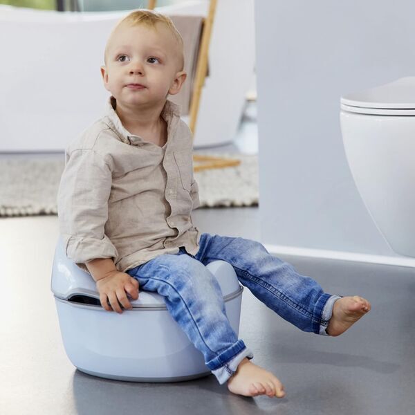 keeeper Babytopf deluxe 4-in-1 Töpfchen + Toilettensitz + Hocker + Feuchttuchspender | sininen 2