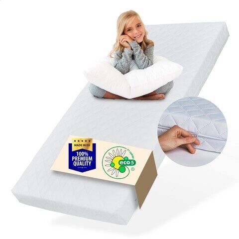 Kids Collective Babymatratze ohne Spannbettlaken | 80 x 180 cm | white 1