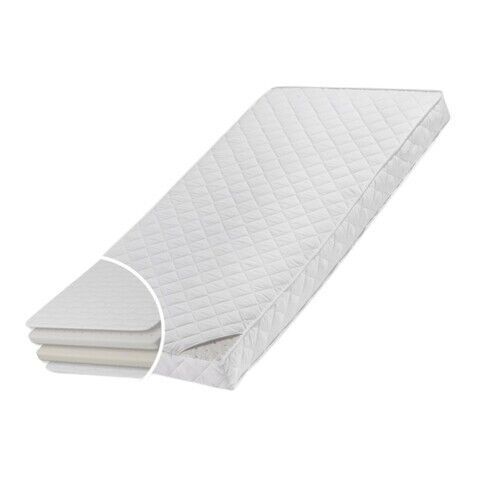 Kids Collective Kindermatratze mit Spannbettlaken 90 x 200 cm | weiß 1