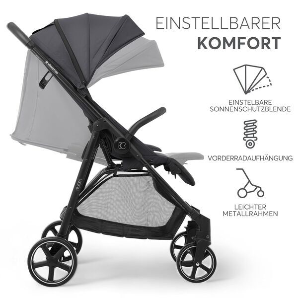 KikkaBoo Alexa stroller | dark grey, image 2 of 3