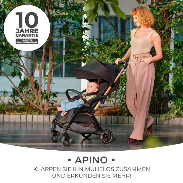 KikkaBoo Apino stroller | grey, image 2 of 2