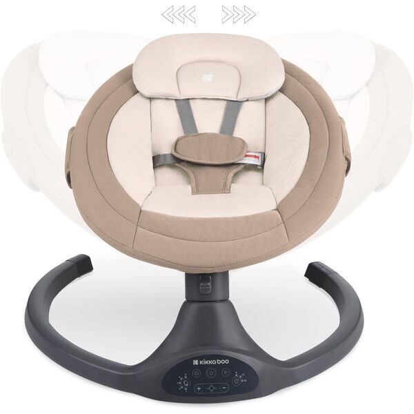 Mecedora eléctrica para bebés KikkaBoo Codie | beige 2