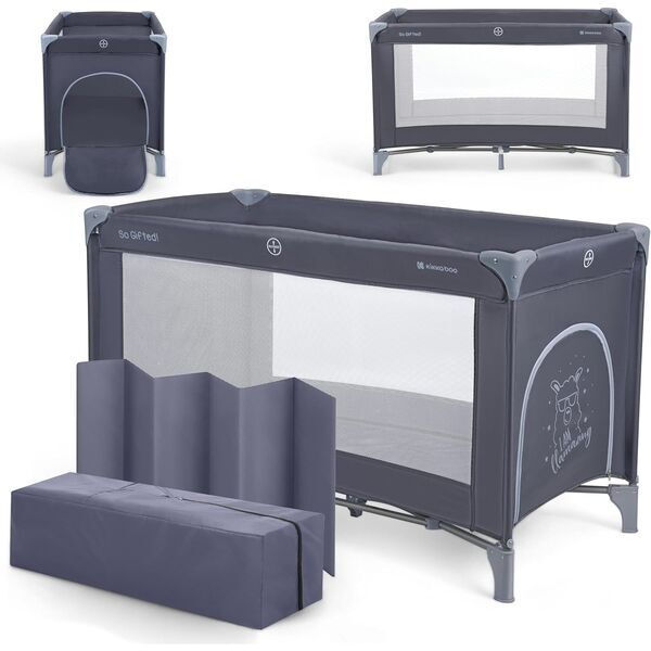 KikkaBoo So Gifted Reisebett | dunkelblau 1