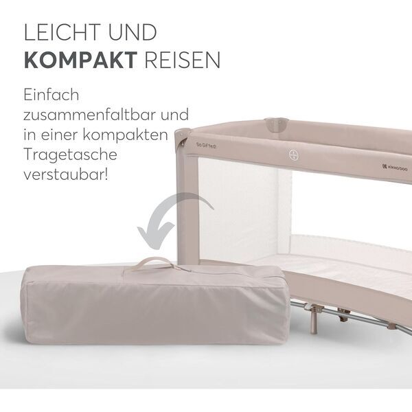 KikkaBoo So Gifted Reisebett | beige 2