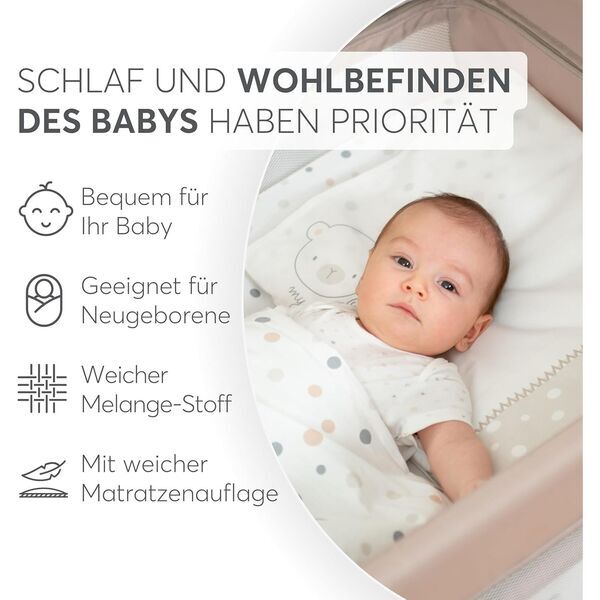 KikkaBoo So Gifted Reisebett | beige 3