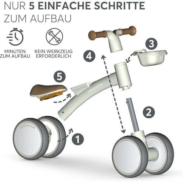 KikkaBoo ZIPI Laufrad | grön 3