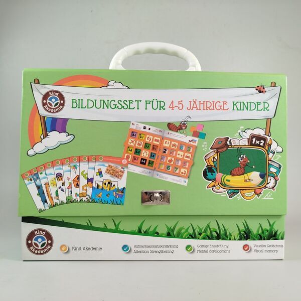 Kind Akademie Lernspiel-Set Vorschule for 4-5 Jährige | multicolored 1