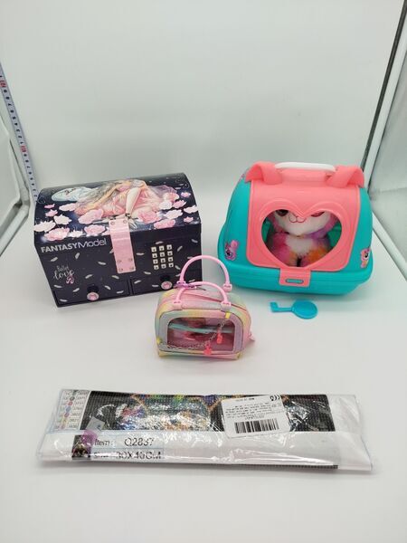 Kinder Spieleset - Schminkkästchen & Plüschtiere | multicolored 1