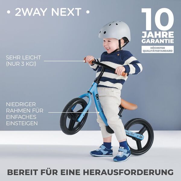 Kinderkraft 2WAY Next balance bike | green, image 3 of 3