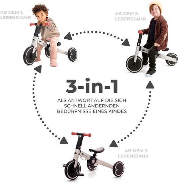 Kinderkraft 4Trike tricycle 3 en 1 | noir, image 2 of 3