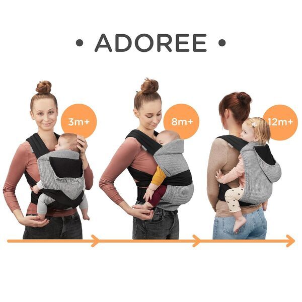 Kinderkraft Adoree Babytrage | harmaa 2