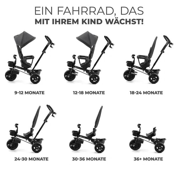 Kinderkraft Aveo Fahrrad | grau 2