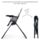 Kinderkraft BINCI High Chair | grey, thumbnail 2 of 2