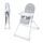 Kinderkraft BINCI High Chair | light grey, thumbnail 1 of 3