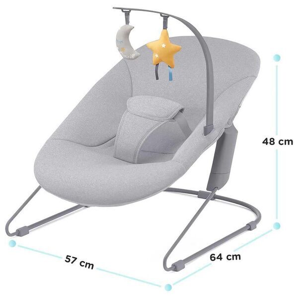 Kinderkraft Calmee Babywippe | grey 3