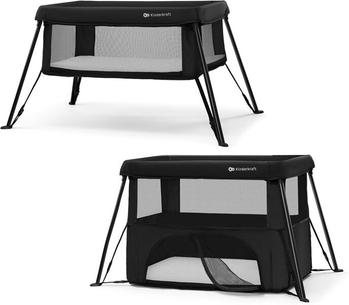 Kinderkraft CAMI 3-in-1 Babybett | black 1