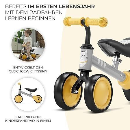Kinderkraft Cutie Laufrad | gelb 2