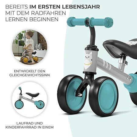 Kinderkraft Cutie bicicleta sin pedales | Turquesa, image 2 of 2