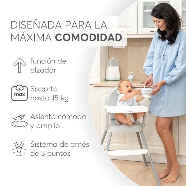 Kinderkraft Foldee Hochstuhl | Version Englisch | pink 2