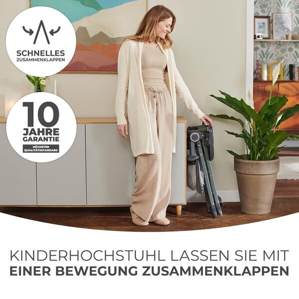 Kinderkraft Foldee Hochstuhl | green 2