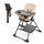 Kinderkraft Foldee Klappbarer high chair | black/brown, thumbnail 1 of 3