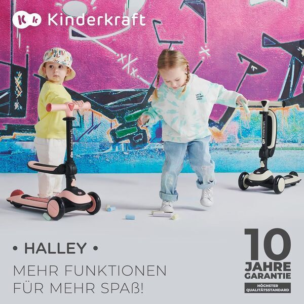 Kinderkraft Halley 2 in 1 Scooter and Kinderroller | 24 Monate - 4 Jahre | green 2
