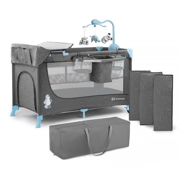 Kinderkraft Joy Kinderreisebett | blue 1