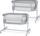Kinderkraft NESTEE UP 2 co-sleeper | grey, thumbnail 1 of 2