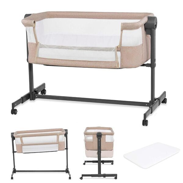 Kinderkraft NESTEE UP 2 lettino da affiancare | beige, image 3 of 3