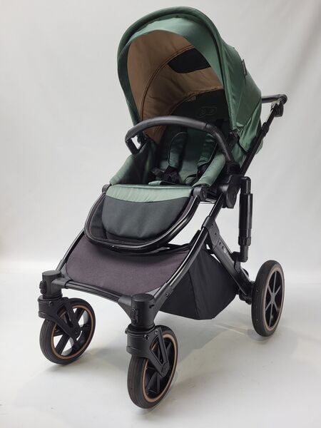 Kinderkraft Prime 2-in-1 stroller | black/green, image 3 of 5